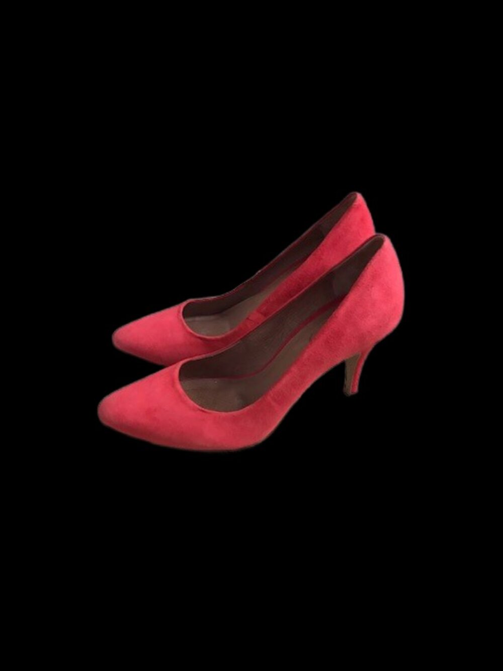 ✨ Corso Como Scarlet Red Suede Heels Sz 10 ✨ - Picture 11 of 12